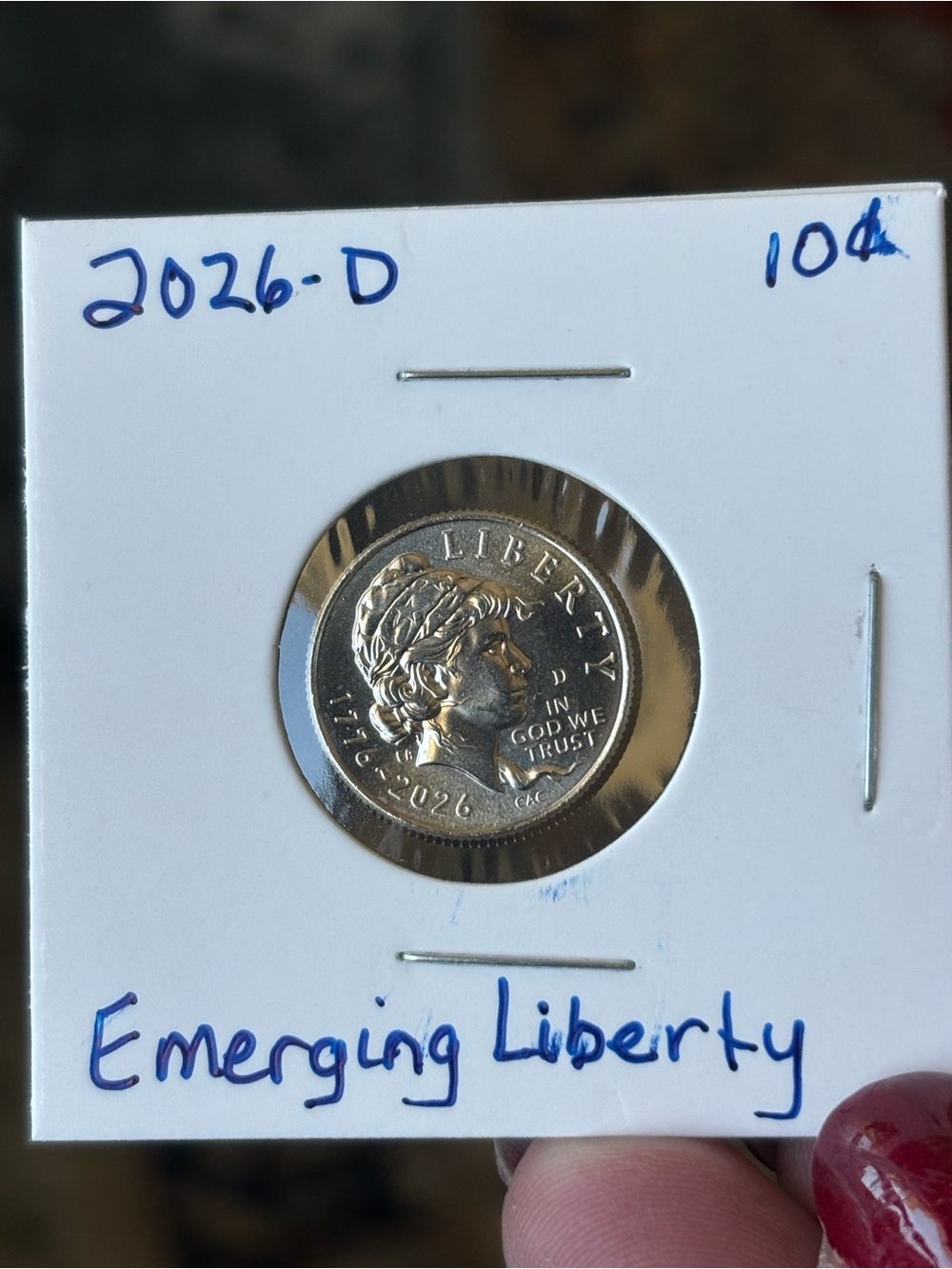 2026-D Emerging Liberty Dime - BU #2